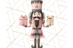 Pink and Black Glam Nutcracker Clipart PNG Product Image 2