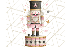 Pink and Black Glam Nutcracker Clipart PNG Product Image 4