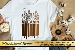 Black Lives Matter SVG PNG EPS DXF MELANIN POPPIN' SVG File Product Image 1