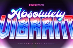 Retro shiny Y2K editable text effect absolutely vibrant Product Image 1