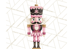 Pink and Black Glam Nutcracker Clipart PNG Product Image 5