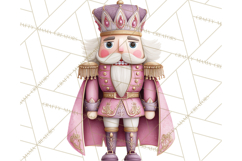 Pink and Black Glam Nutcracker Clipart PNG Product Image 5