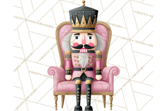 Pink and Black Glam Nutcracker Clipart PNG Product Image 2