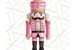 Pink and Black Glam Nutcracker Clipart PNG Product Image 3