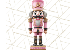 Pink and Black Glam Nutcracker Clipart PNG Product Image 2