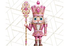 Pink and Black Glam Nutcracker Clipart PNG Product Image 5