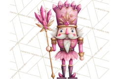 Pink and Black Glam Nutcracker Clipart PNG Product Image 2