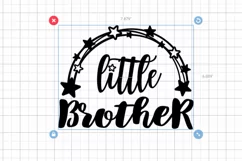 Little brother svg, Little bro svg, Baby boy svg Product Image 2