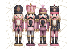 Pink and Black Glam Nutcracker Clipart PNG Product Image 4