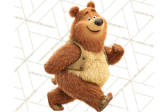 Cozy Cottage Girl Fairy Tale Storybook PNG Clipart Product Image 4