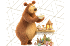 Cozy Cottage Girl Fairy Tale Storybook PNG Clipart Product Image 5