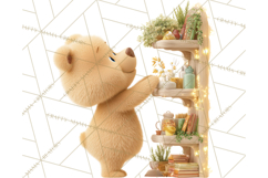 Cozy Cottage Girl Fairy Tale Storybook PNG Clipart Product Image 3