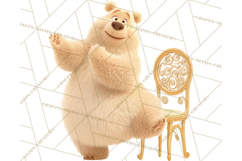 Cozy Cottage Girl Fairy Tale Storybook PNG Clipart Product Image 2