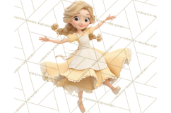 Cozy Cottage Girl Fairy Tale Storybook PNG Clipart Product Image 3