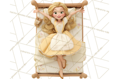 Cozy Cottage Girl Fairy Tale Storybook PNG Clipart Product Image 4