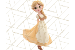 Cozy Cottage Girl Fairy Tale Storybook PNG Clipart Product Image 3