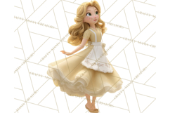 Cozy Cottage Girl Fairy Tale Storybook PNG Clipart Product Image 5