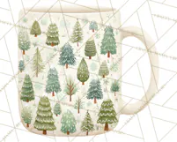 Christmas Hot Cocoa Mug Clipart PNG, Holiday Cup Art Product Image 4