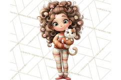 Matching Christmas Sweaters Clipart PNG, Pet Owners Clip Art Product Image 3