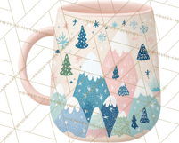 Christmas Hot Cocoa Mug Clipart PNG, Holiday Cup Art Product Image 4