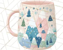 Christmas Hot Cocoa Mug Clipart PNG, Holiday Cup Art Product Image 4