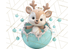 Christmas Ornament Clipart PNG Cute Holiday Illustrations Product Image 3