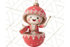 Christmas Ornament Clipart PNG Cute Holiday Illustrations Product Image 4