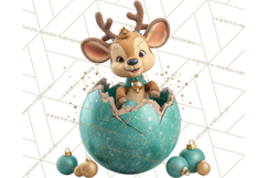 Christmas Ornament Clipart PNG Cute Holiday Illustrations Product Image 5