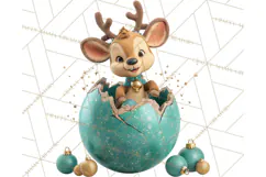 Christmas Ornament Clipart PNG Cute Holiday Illustrations Product Image 5