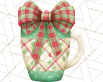 Christmas Hot Cocoa Mug Clipart PNG, Holiday Cup Art Product Image 4