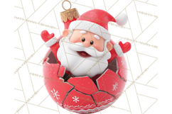 Christmas Ornament Clipart PNG Cute Holiday Illustrations Product Image 3