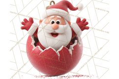 Christmas Ornament Clipart PNG Cute Holiday Illustrations Product Image 5