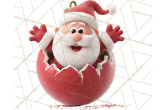 Christmas Ornament Clipart PNG Cute Holiday Illustrations Product Image 5