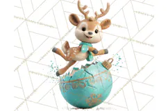 Christmas Ornament Clipart PNG Cute Holiday Illustrations Product Image 2