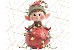 Christmas Ornament Clipart PNG Cute Holiday Illustrations Product Image 3