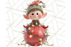 Christmas Ornament Clipart PNG Cute Holiday Illustrations Product Image 3
