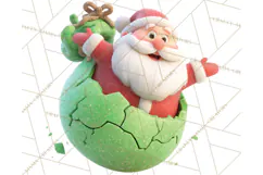 Christmas Ornament Clipart PNG Cute Holiday Illustrations Product Image 5