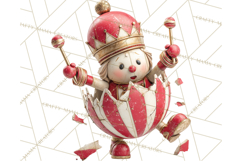 Christmas Ornament Clipart PNG Cute Holiday Illustrations Product Image 3