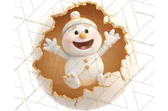 Christmas Ornament Clipart PNG Cute Holiday Illustrations Product Image 4