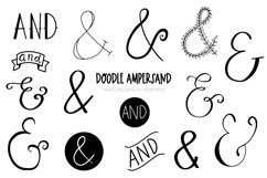 Doodle Ampersand Vector clipart Product Image 1