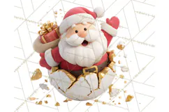 Christmas Ornament Clipart PNG Cute Holiday Illustrations Product Image 5
