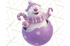 Christmas Ornament Clipart PNG Cute Holiday Illustrations Product Image 3