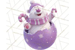 Christmas Ornament Clipart PNG Cute Holiday Illustrations Product Image 3