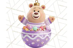 Christmas Ornament Clipart PNG Cute Holiday Illustrations Product Image 5