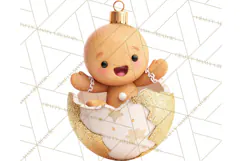 Christmas Ornament Clipart PNG Cute Holiday Illustrations Product Image 2