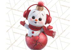 Christmas Ornament Clipart PNG Cute Holiday Illustrations Product Image 4