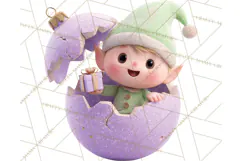 Christmas Ornament Clipart PNG Cute Holiday Illustrations Product Image 5