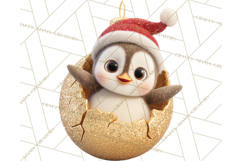 Christmas Ornament Clipart PNG Cute Holiday Illustrations Product Image 5