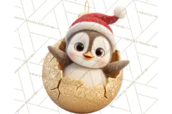 Christmas Ornament Clipart PNG Cute Holiday Illustrations Product Image 5