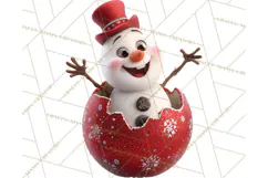 Christmas Ornament Clipart PNG Cute Holiday Illustrations Product Image 2